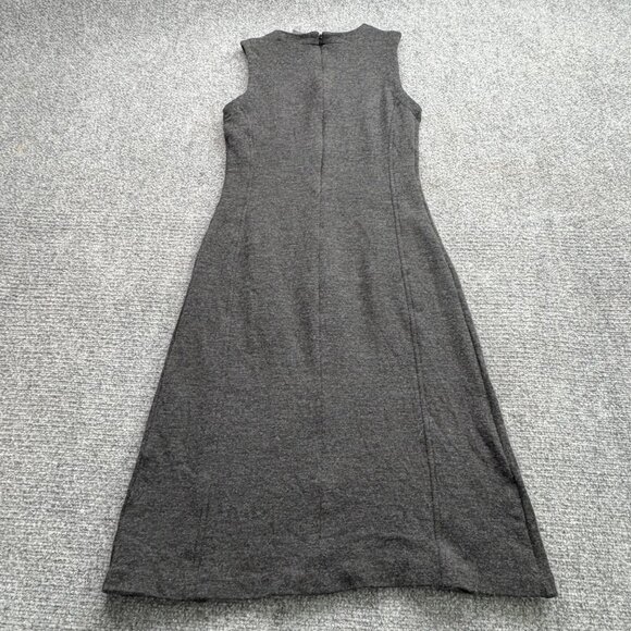 Banana Republic Dress Womens 6 Gray Wool Blend Sleeveless Sheath Neutral Career - Picture 11 of 12